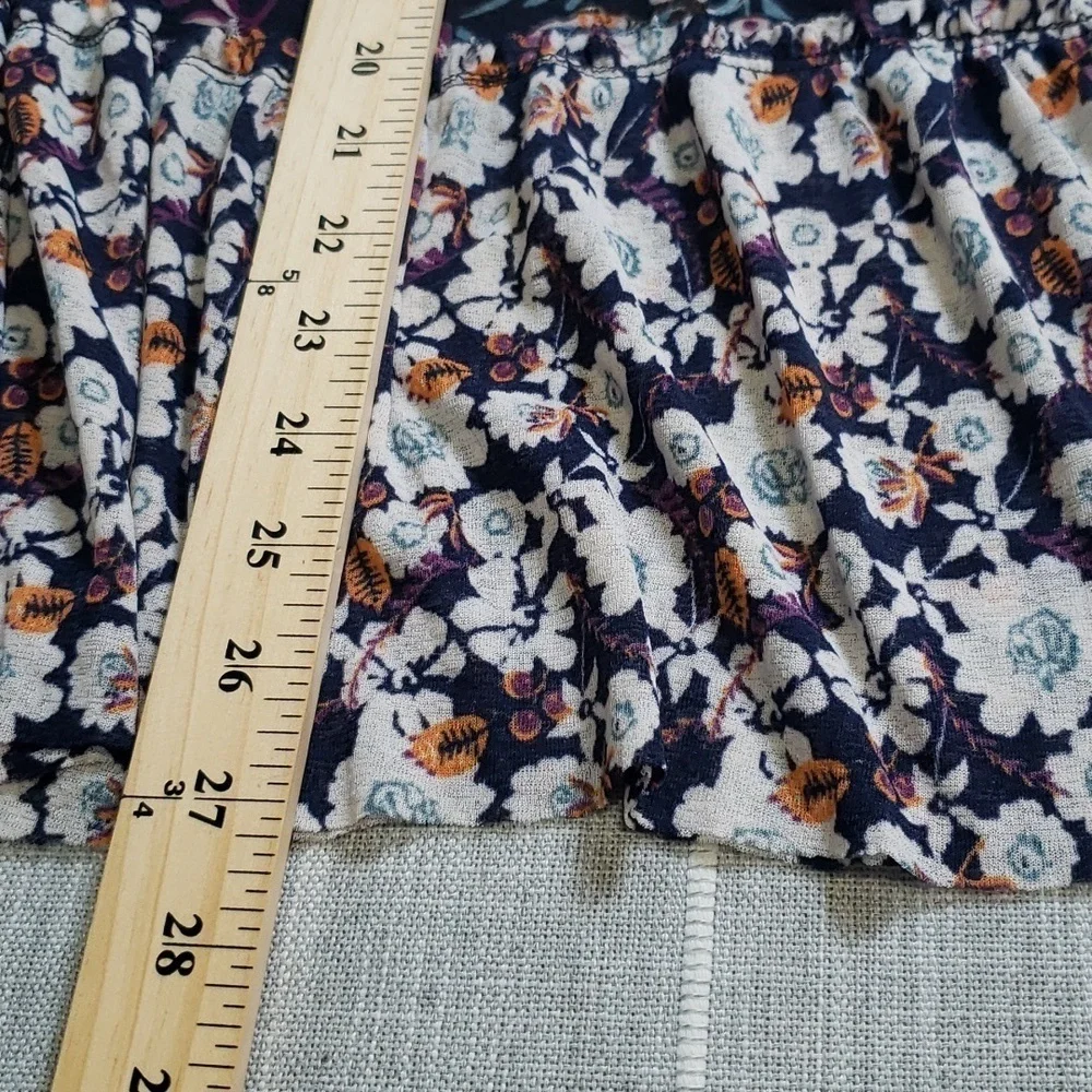 Free People Isabelle Tunic Long Sleeve Floral Top Blogger Fave, Size S - Picture 11 of 13